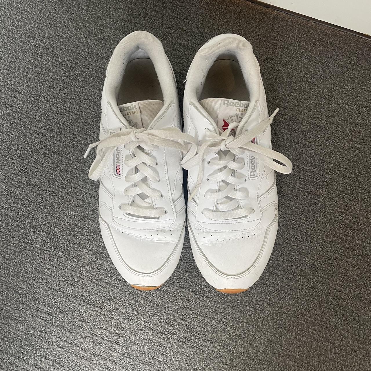 Reebok Women's White Trainers | Depop