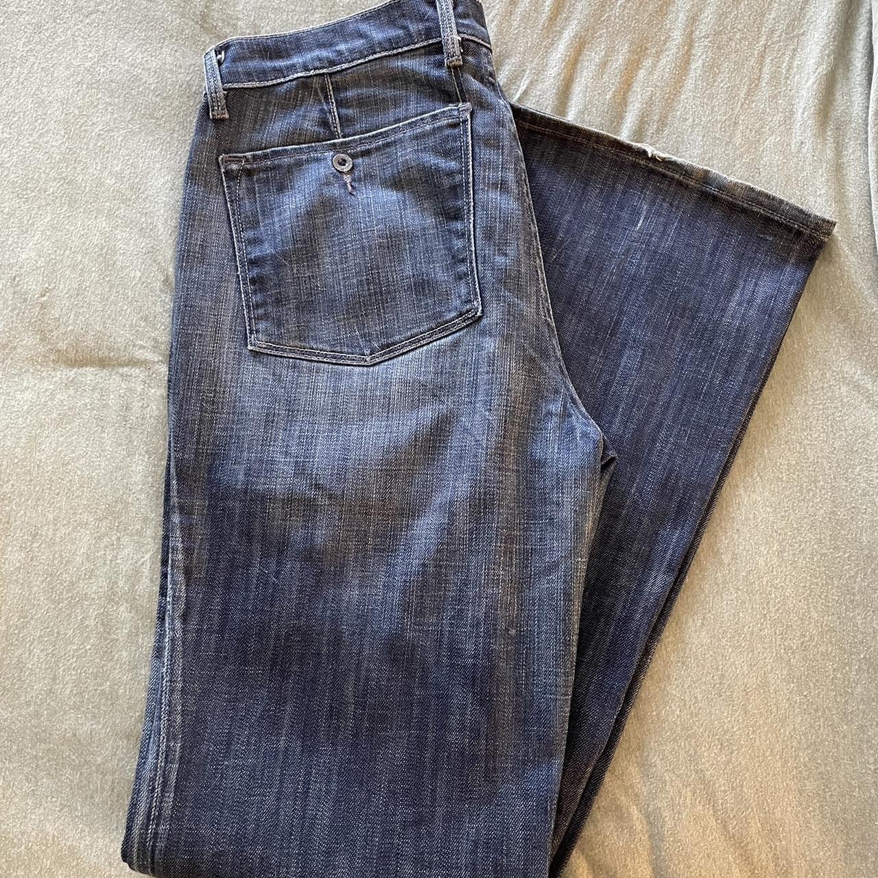 Banana republic wide leg jeans Super cool pocket... - Depop