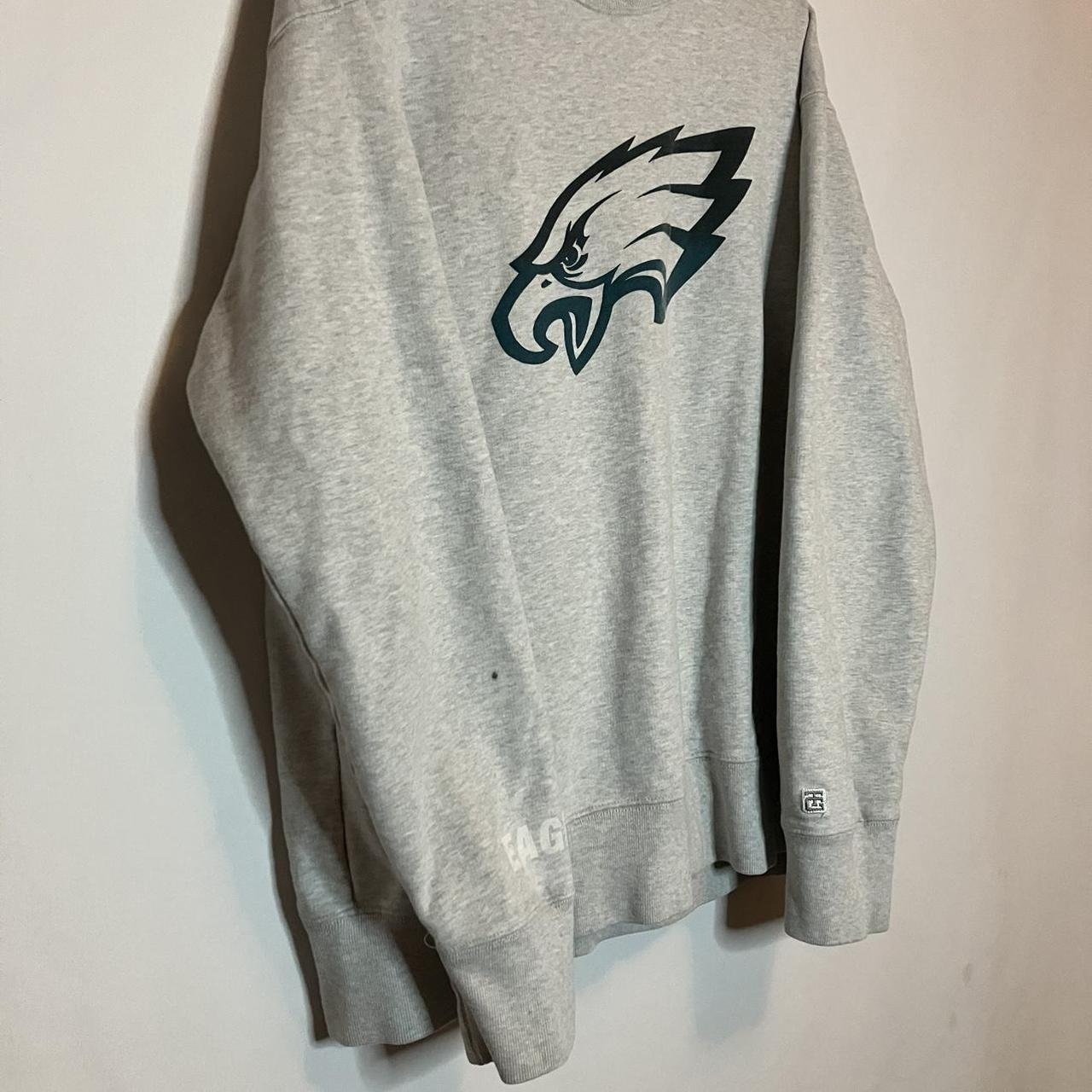 Vintage Philadelphia Eagles Sweater XL Length 28 - Depop