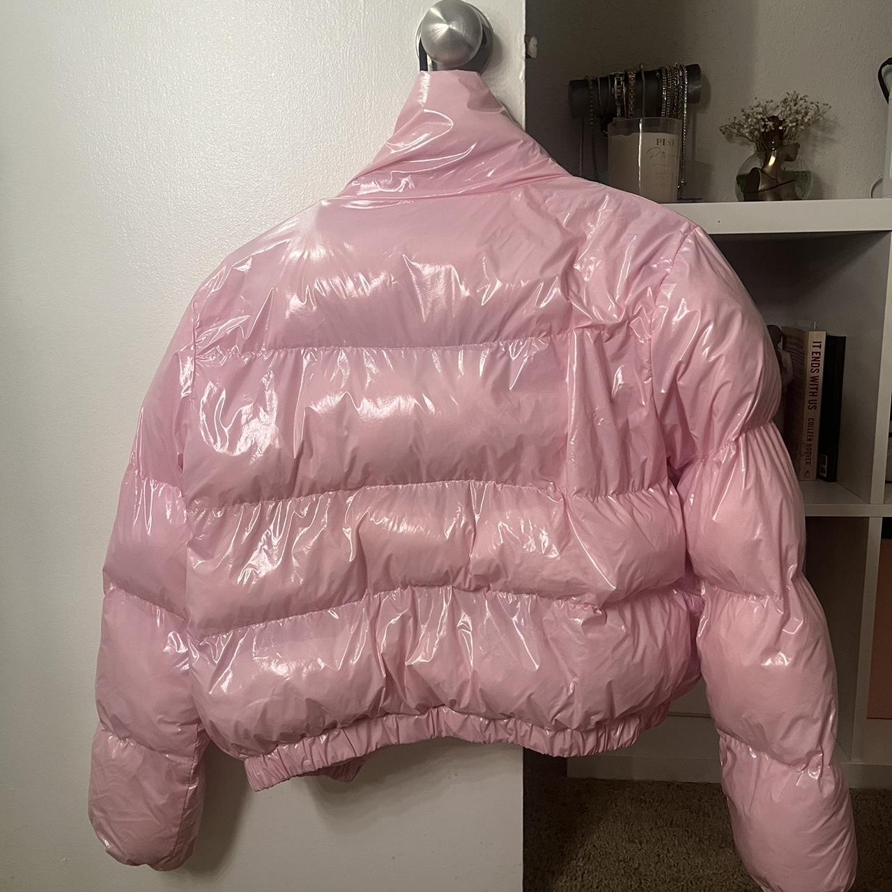nike bubble jacket pink