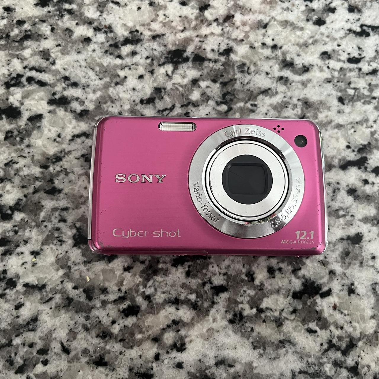 Pink Sony Cyber Shot camera #pink #digitalcamera... - Depop