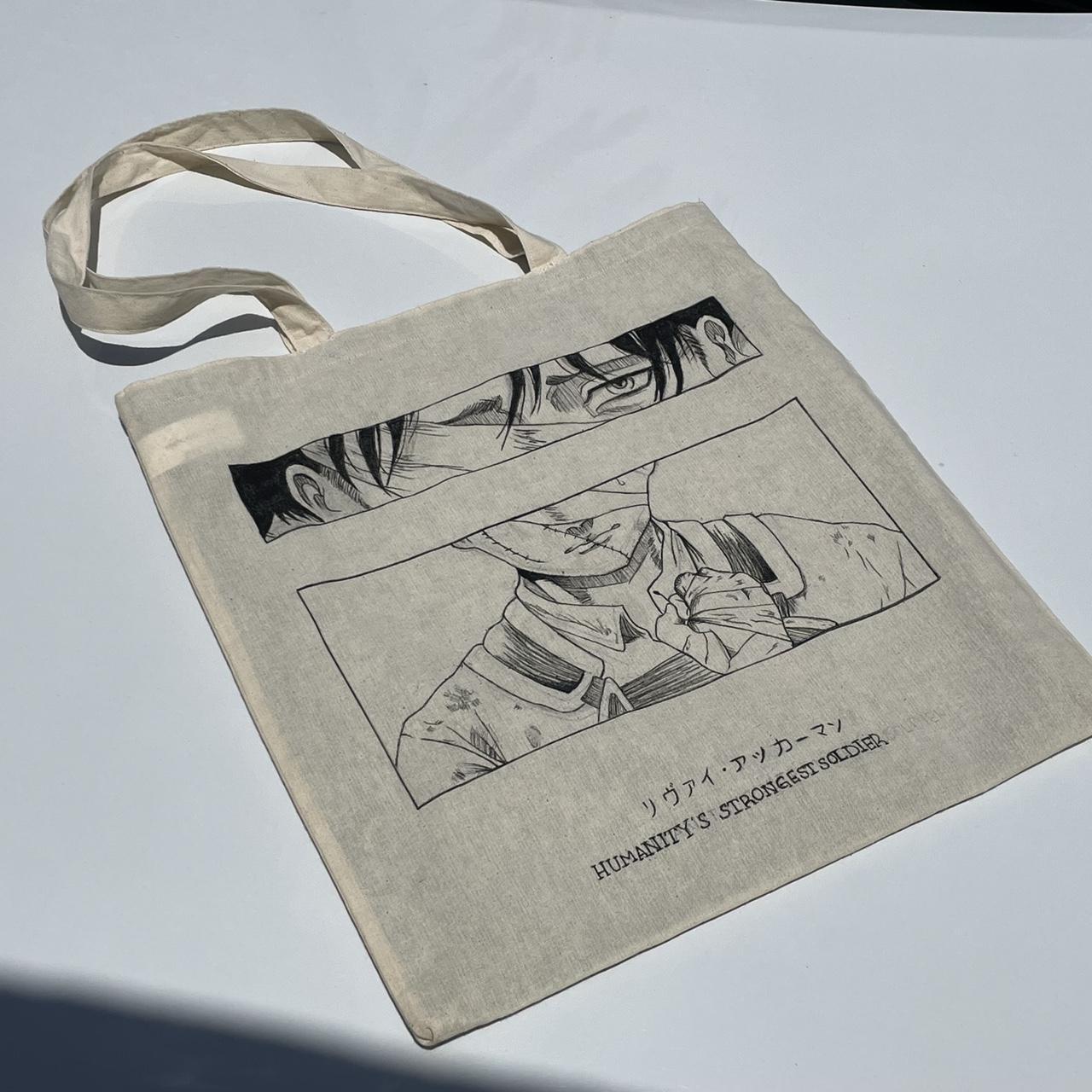 I make custom anime tote bags! The price Depop