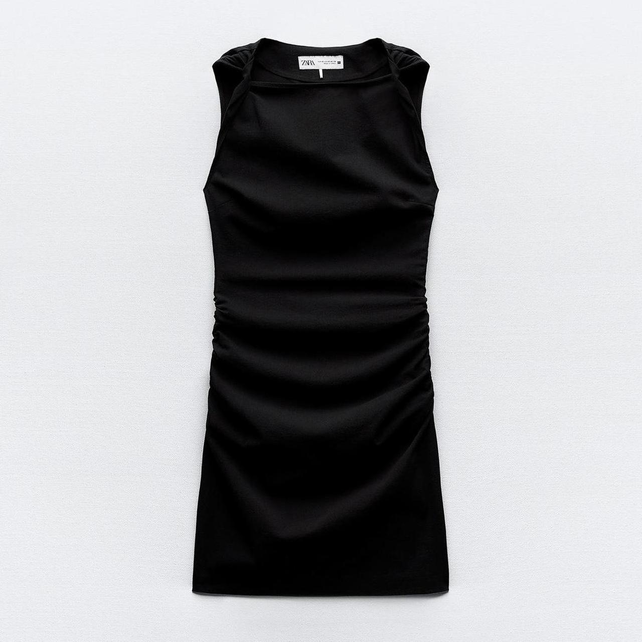 Brand new ZARA black ruched mini