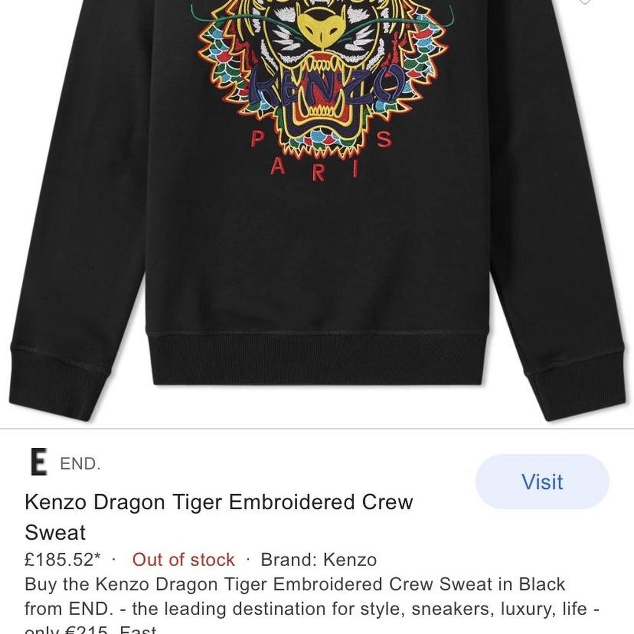 Men s Kenzo Dragon Tiger jumper size M great