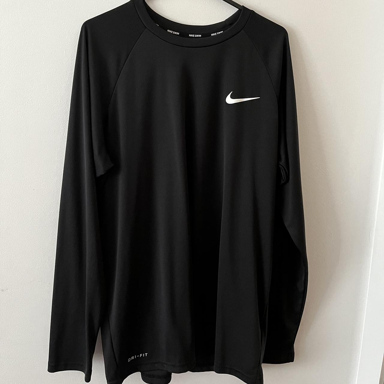 men’s long sleeve nike sport top size M (men’s) no... - Depop