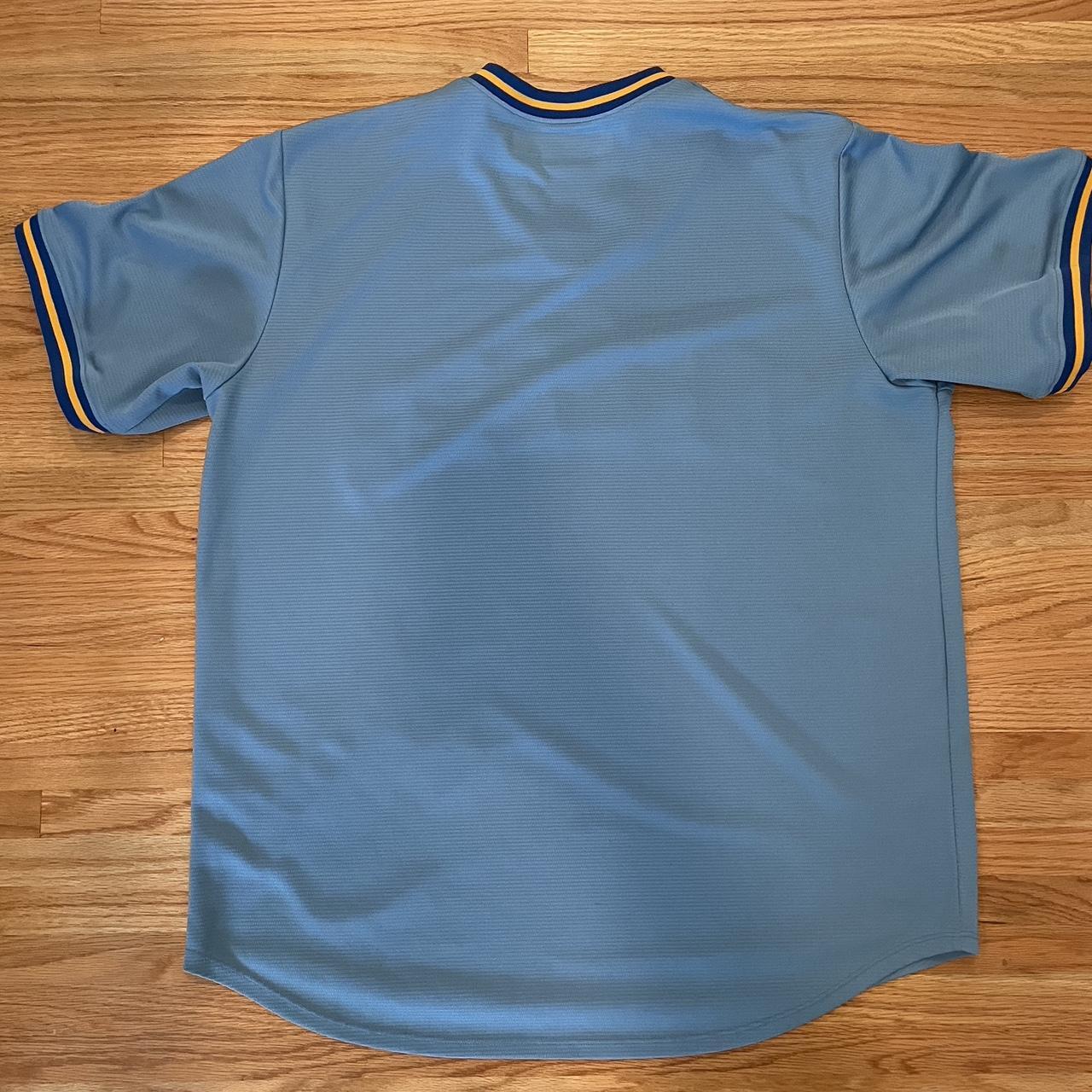 Retro Milwaukee Brewers popover jersey size XL but - Depop