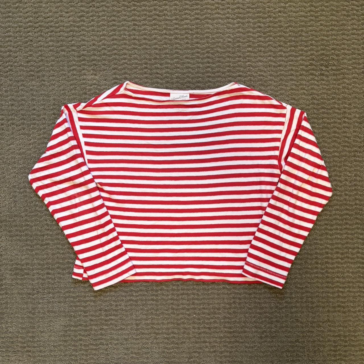 Universal Thread Women's Crop top - Red/Multi - S… - image 1