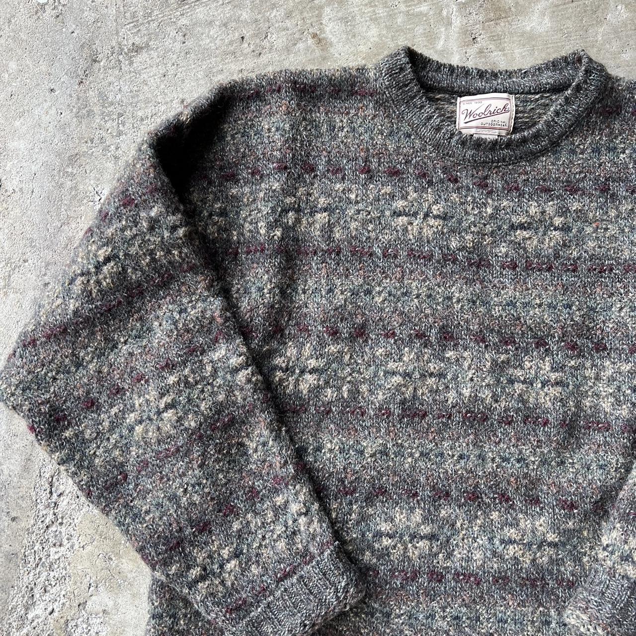 Vintage 90s Woolrich Wool Sweater Size L Good... - Depop
