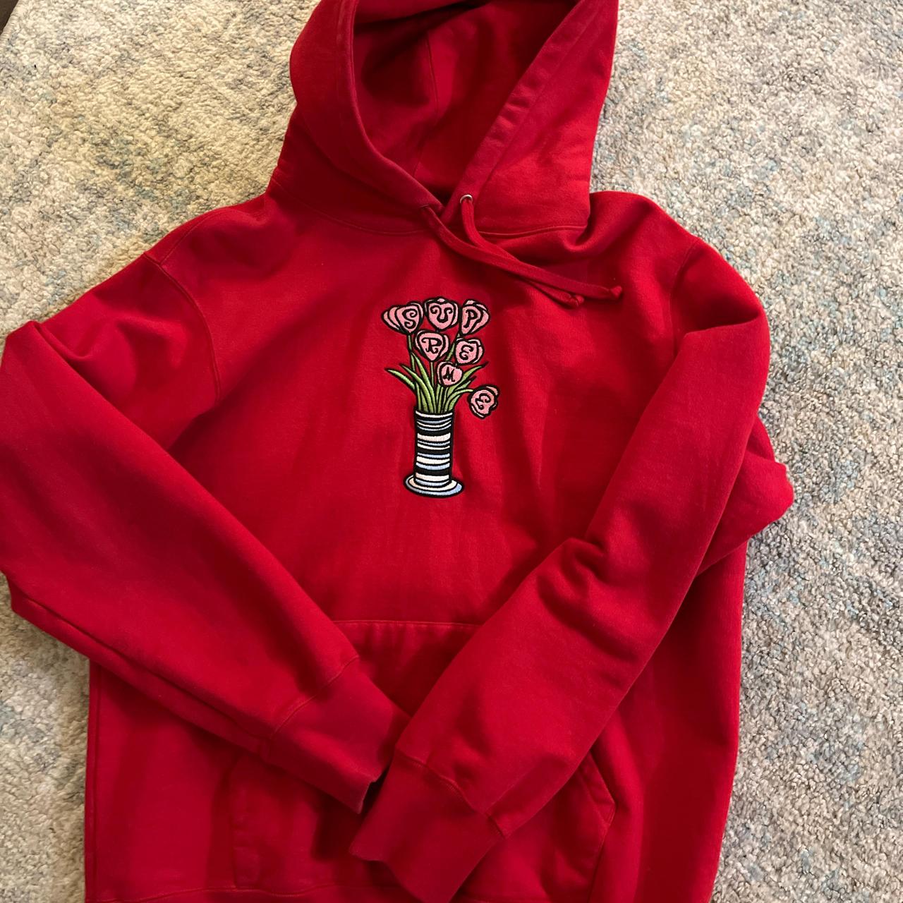 Supreme flower vase hoodie online