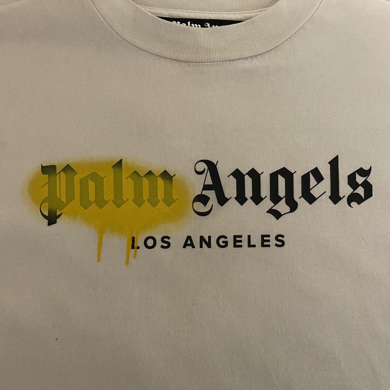 Genuine Palm Angels Los Angeles Sprayed T-shirt. In - Depop