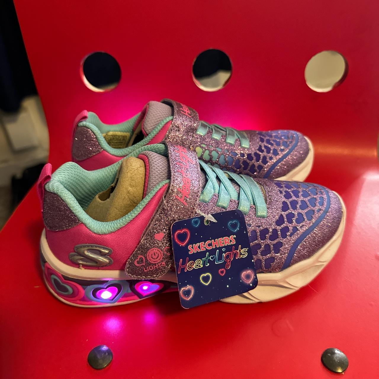 Light up outlet velcro skechers