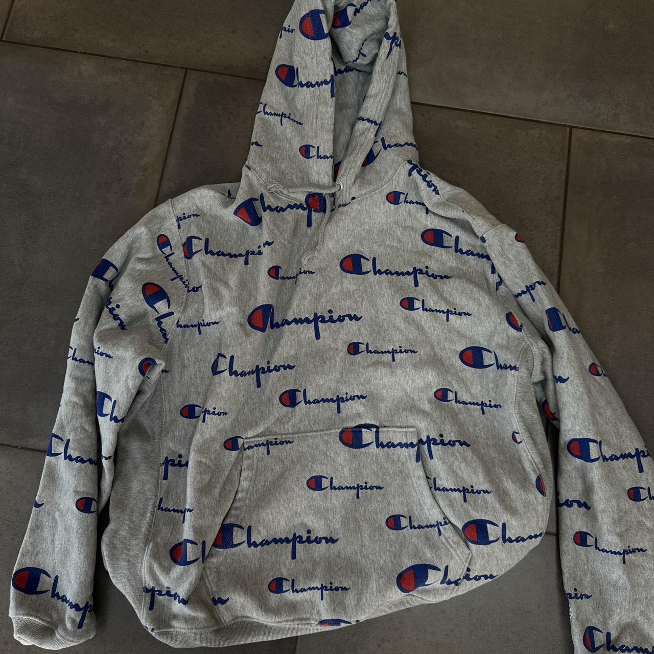 Champion multi 2024 logo hoodie