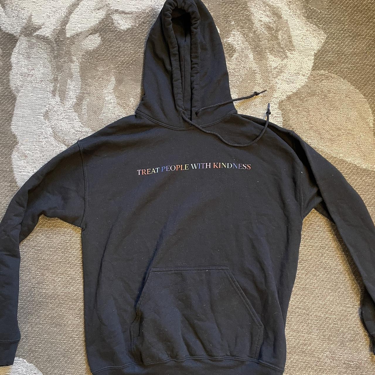 Black treat people with kindness online hoodie