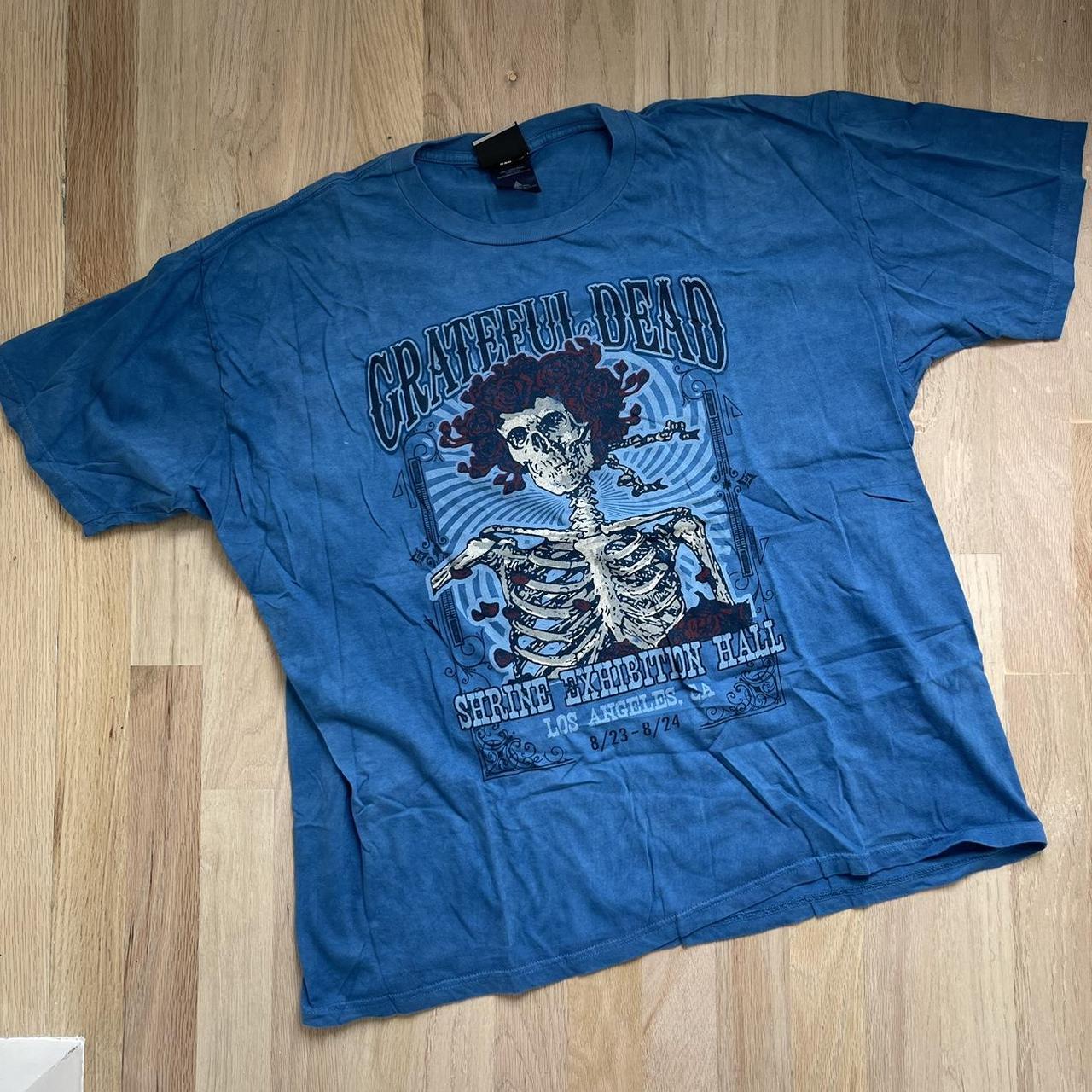 The Boho Depot Liquid Blue: Forum Gold Grateful Dead T Shirt, 2XL
