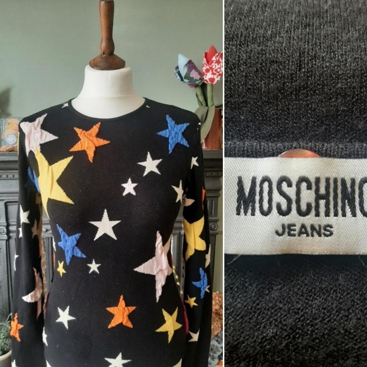 Vintage Moschino whimsigoth fairy star jumper A. Depop