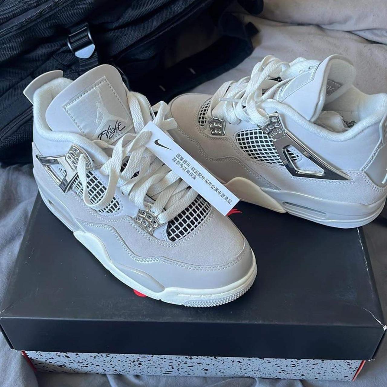 creased jordan 4s