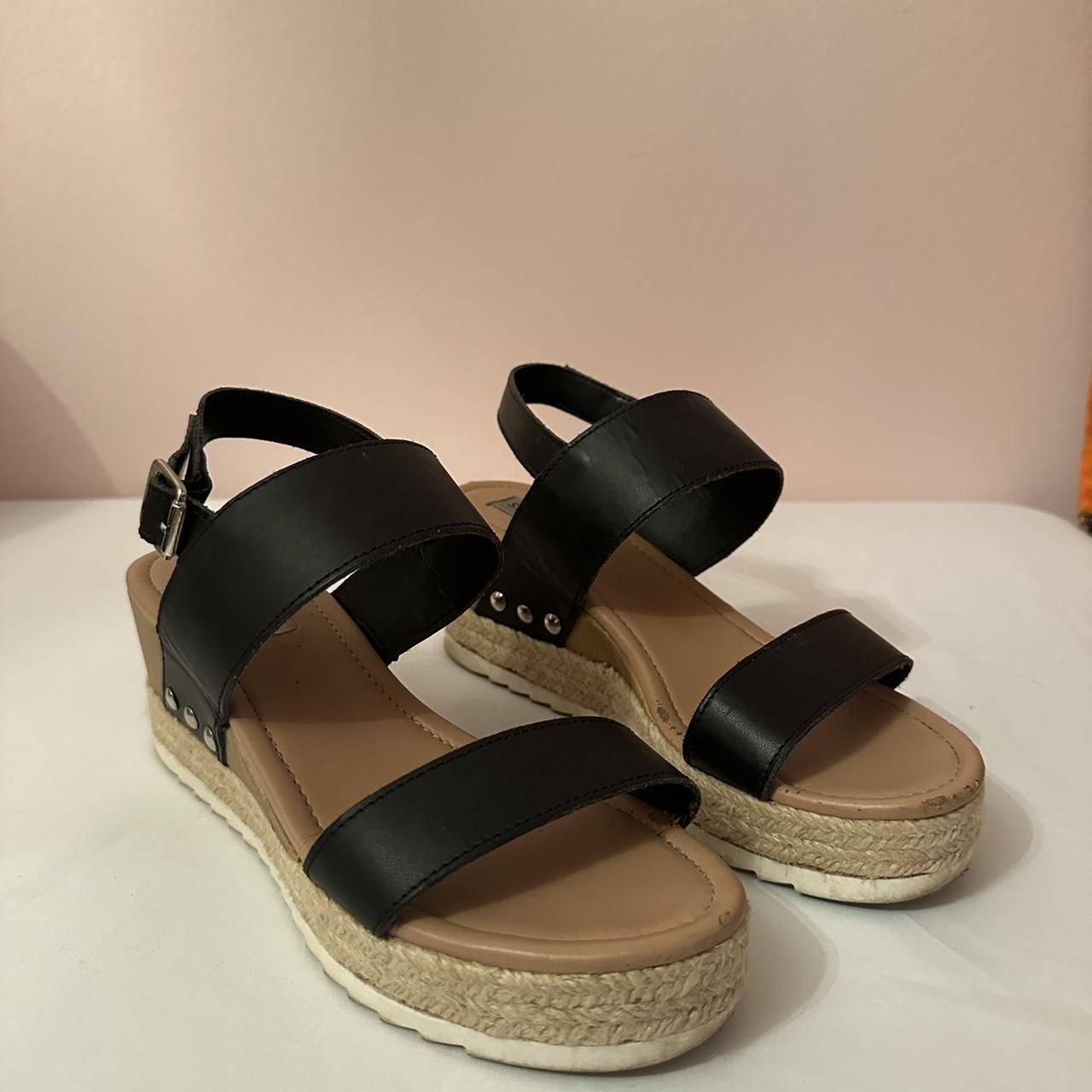 Kids' KIMMIE Black | Girls' Flatform Sandal – Steve Madden