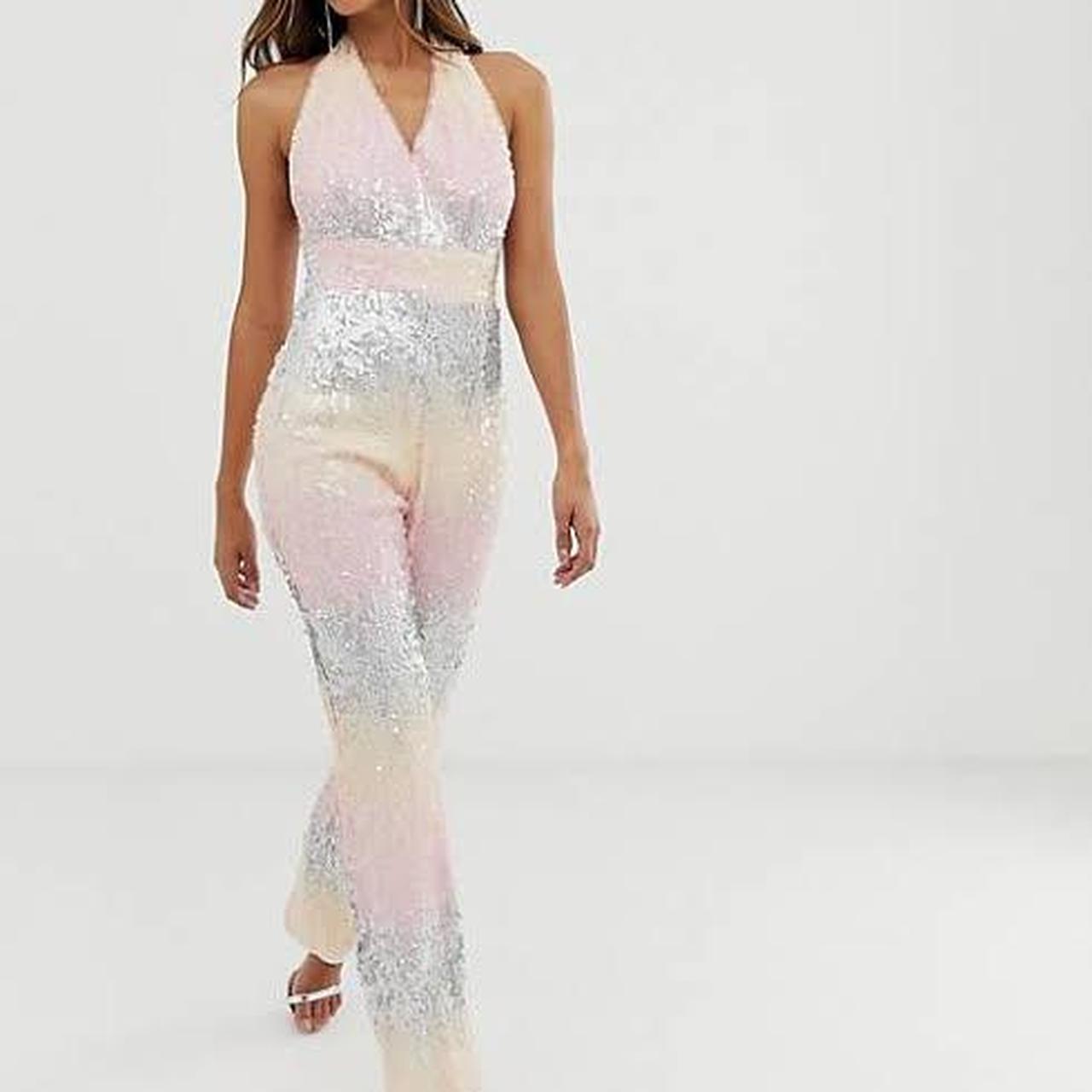 Tfnc cheap sequin jumpsuit