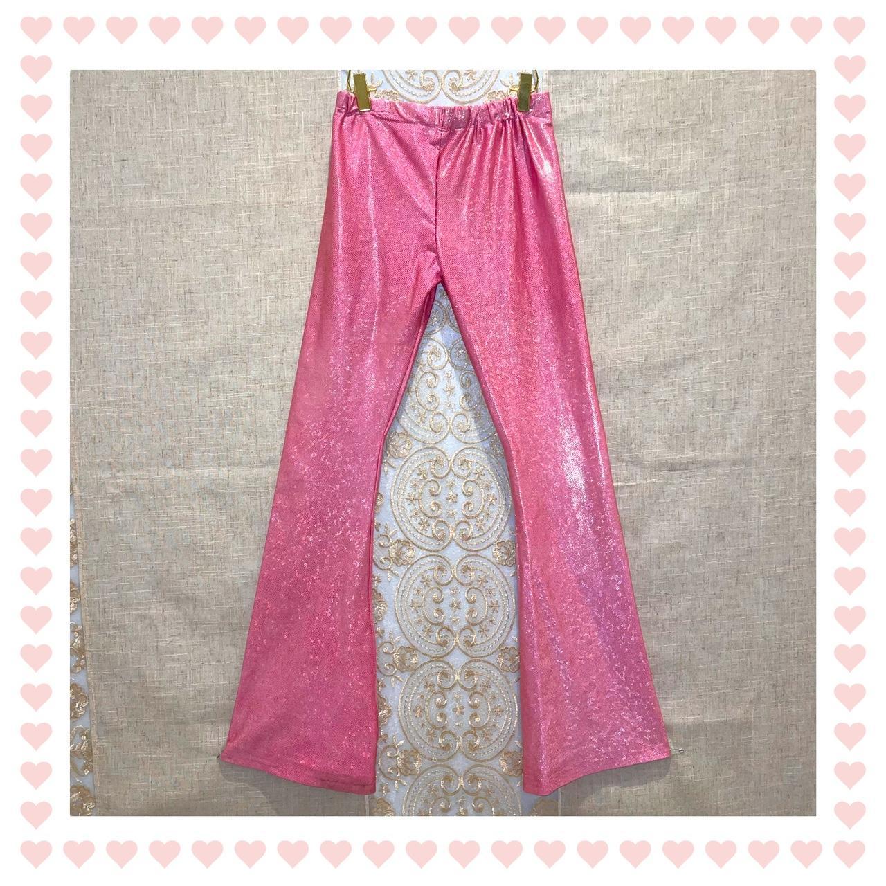 Pink Mermaid Flare Pants