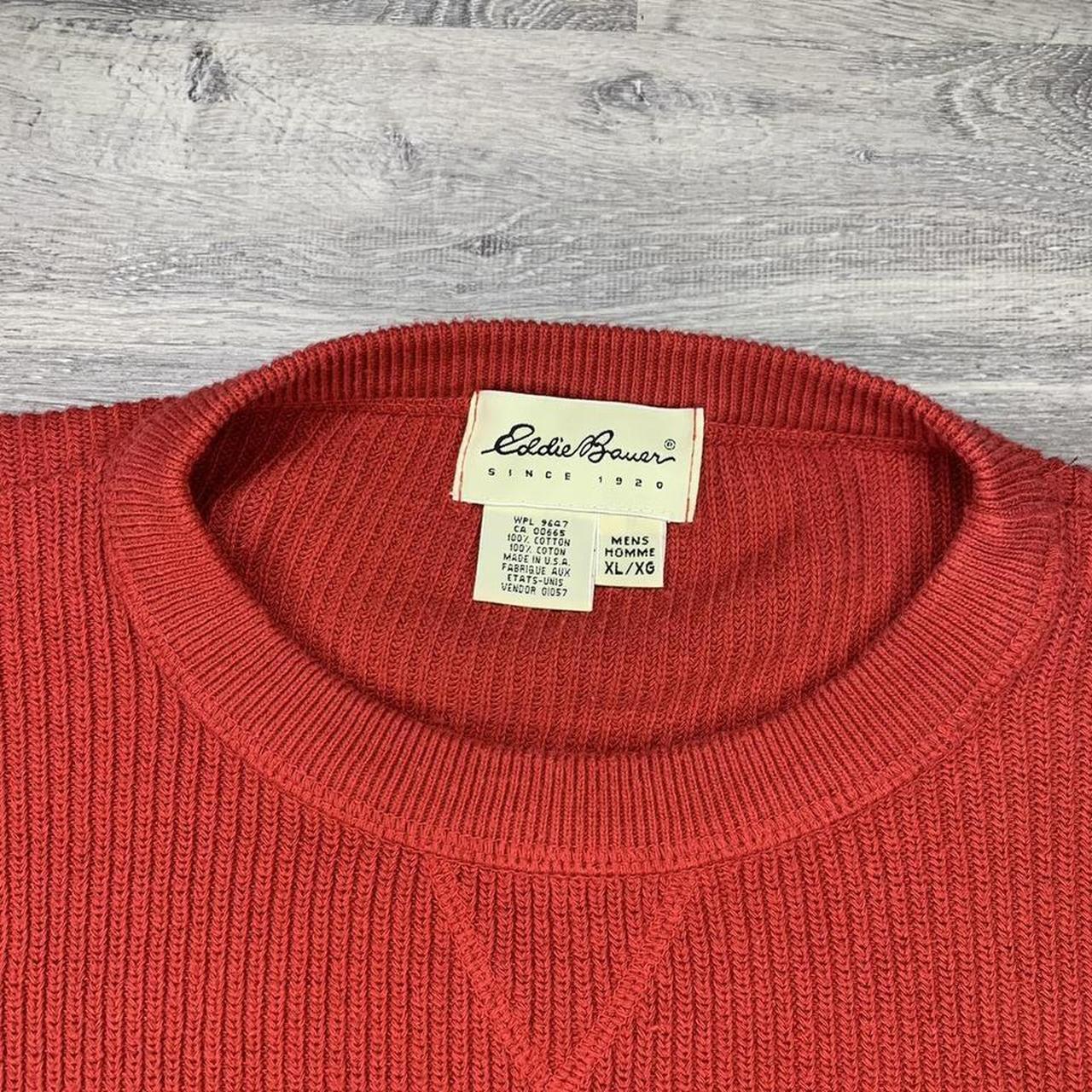 Vintage Eddie Bauer Sweater Size XL Measurements... Depop