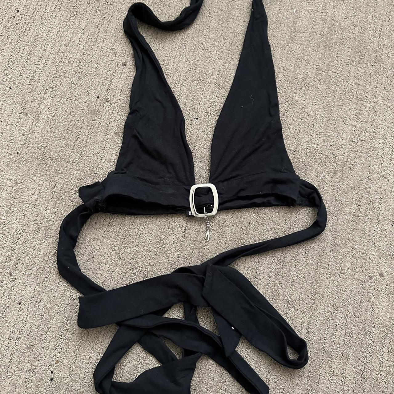 Gia Bikini Top - Black on Black