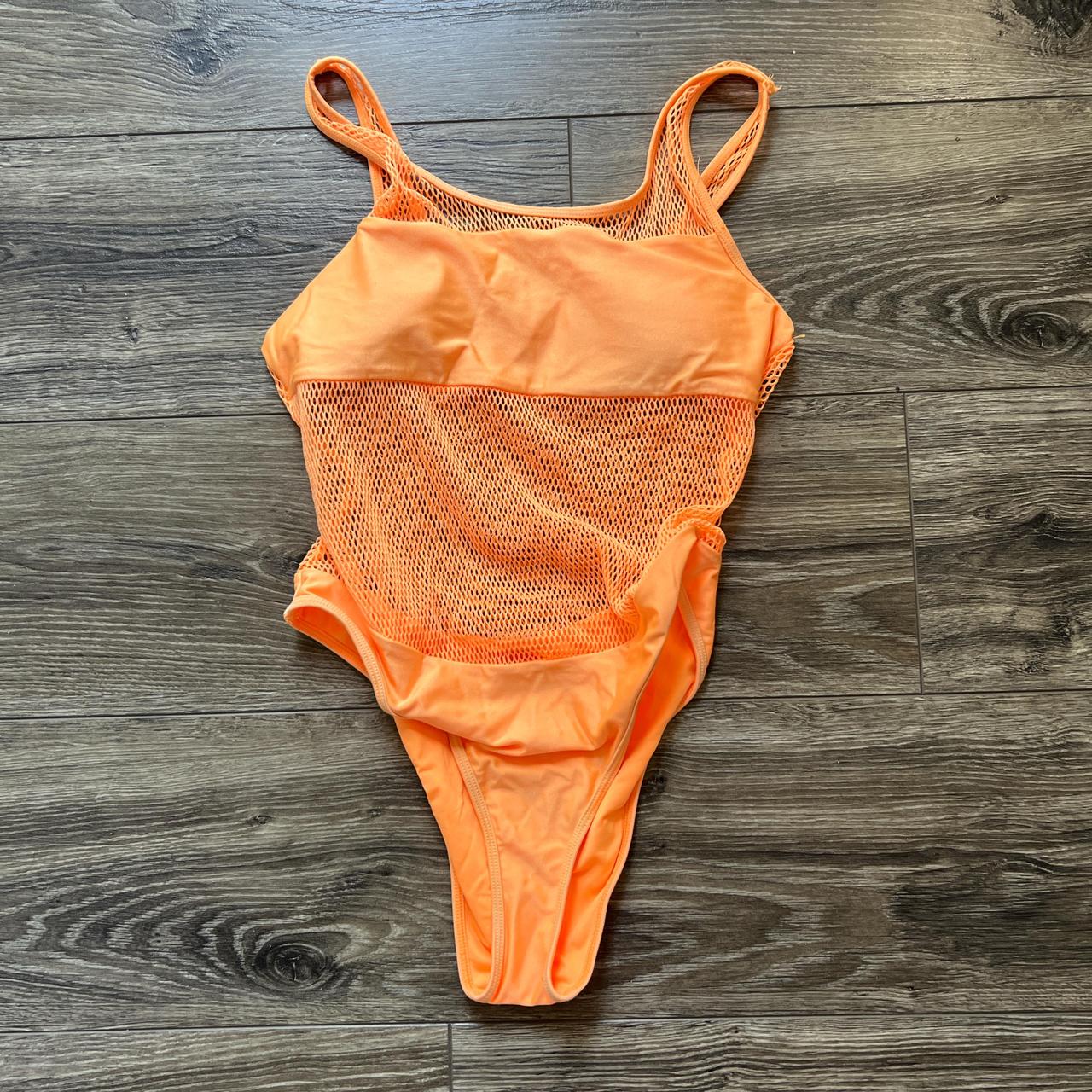 Orange One Piece Swimsuit forever21 summer