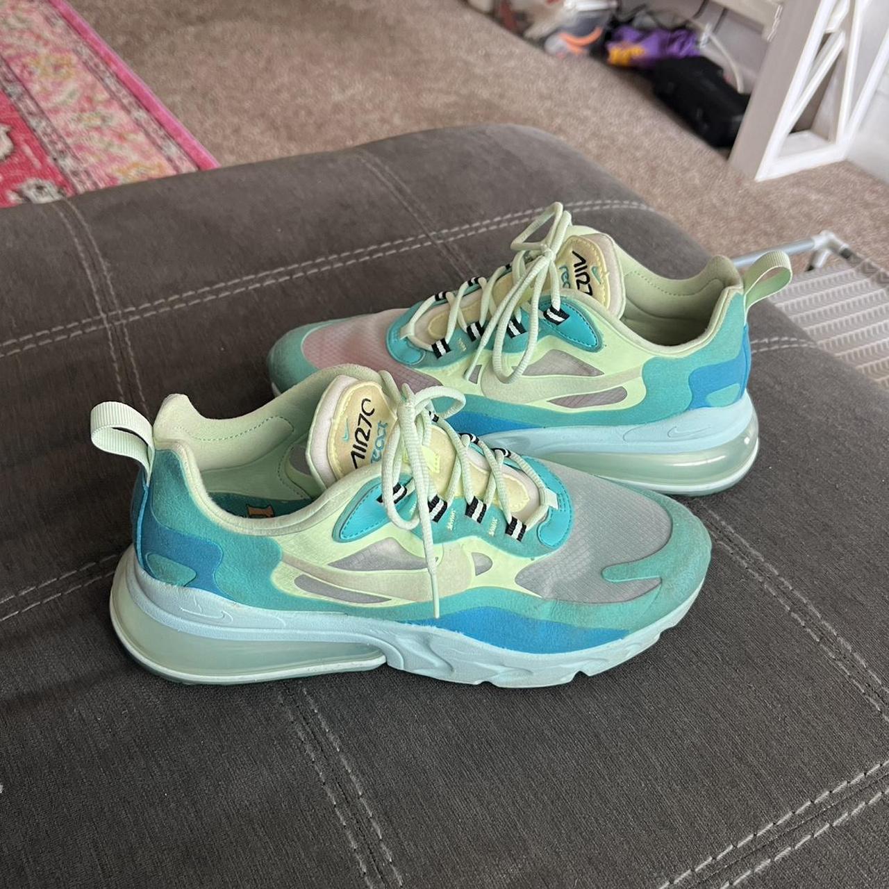 Nike air max 270 react Psychedelic art men s. Depop