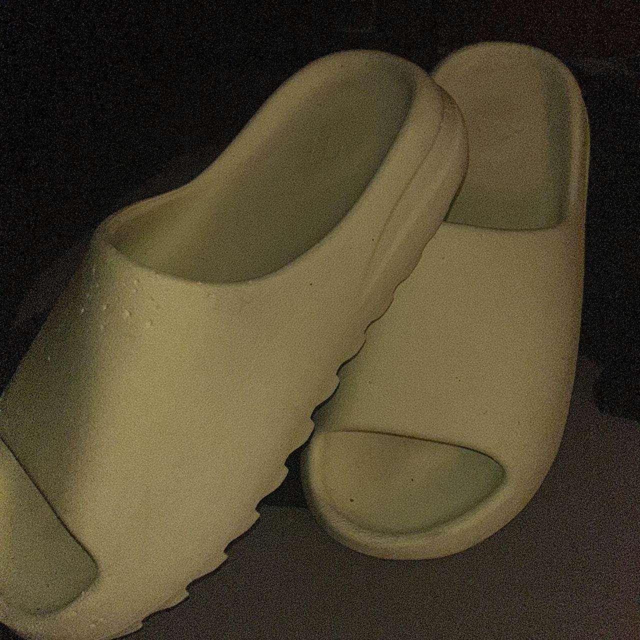 yeezy slide neon green