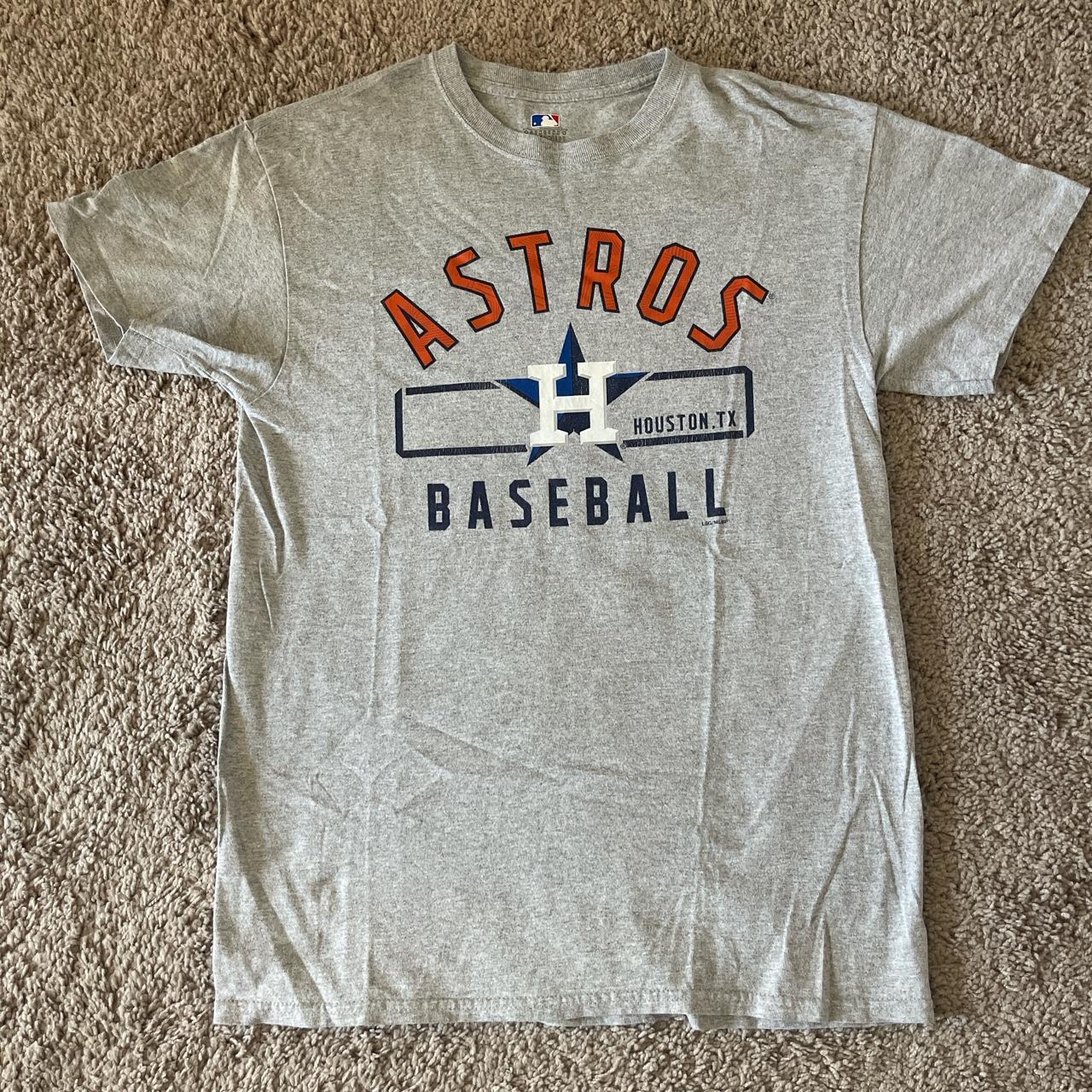 Astros Print Baseball Tee