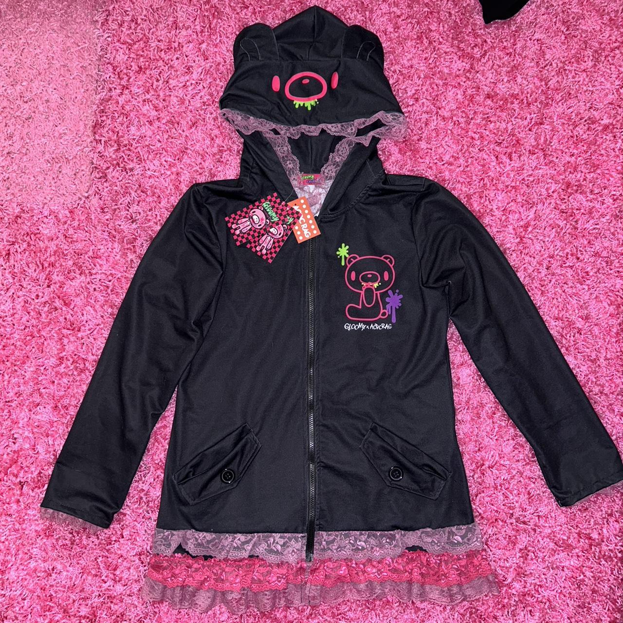 New with tags gloomy bear x acdc rag jacket🖤💖 Brand... - Depop