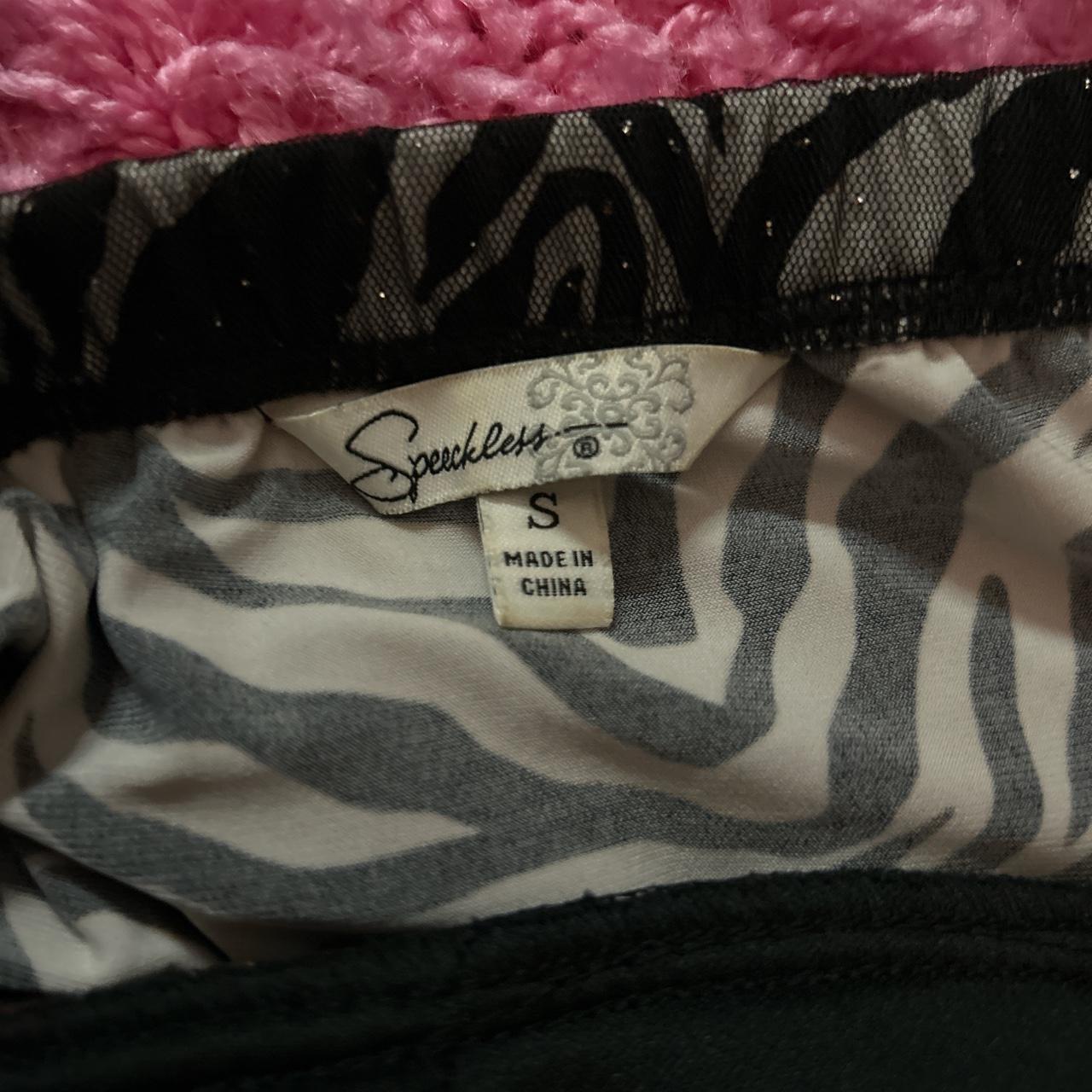 Sparkly Y2K dress Super sparkly early 2000 zebra... Depop