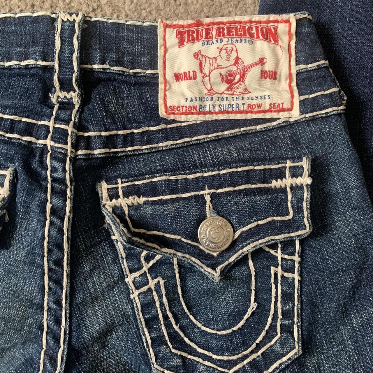 CUTEST y2k true religion straight jeans!!!! In love... - Depop