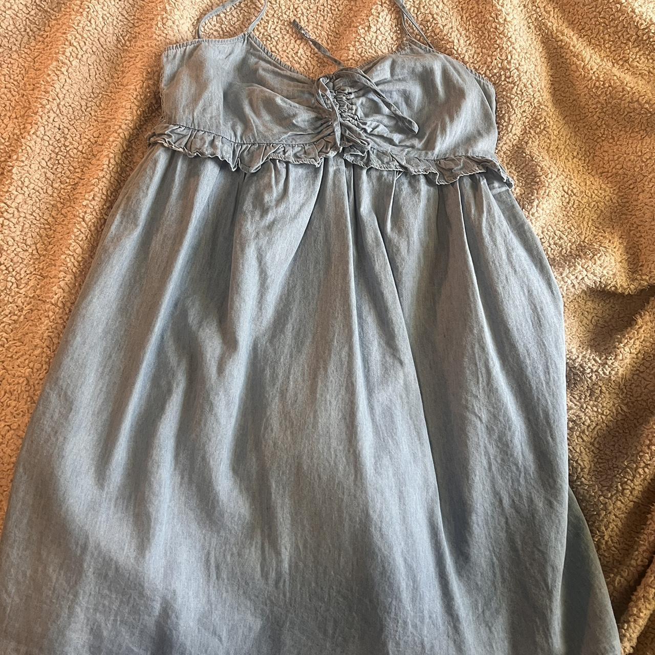 francesca's Women's Blue Dress | Depop