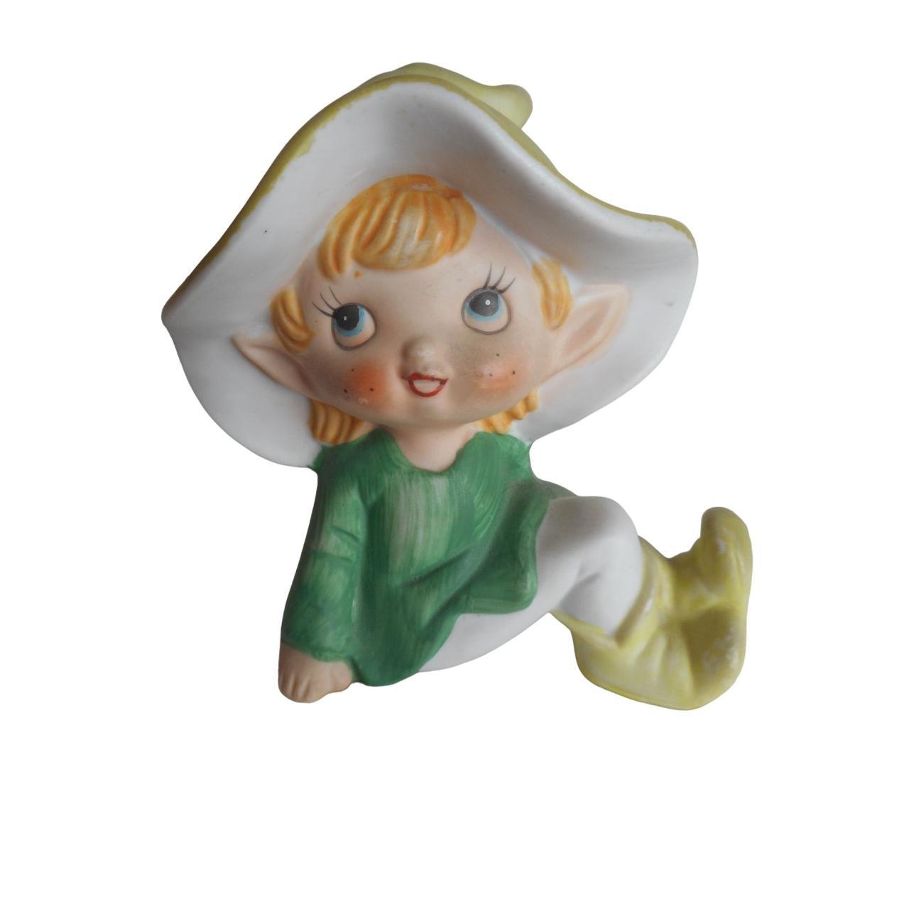 Pixie Elf Figurines, Home Interiors, HOMCO, Porcelain Elf, Item