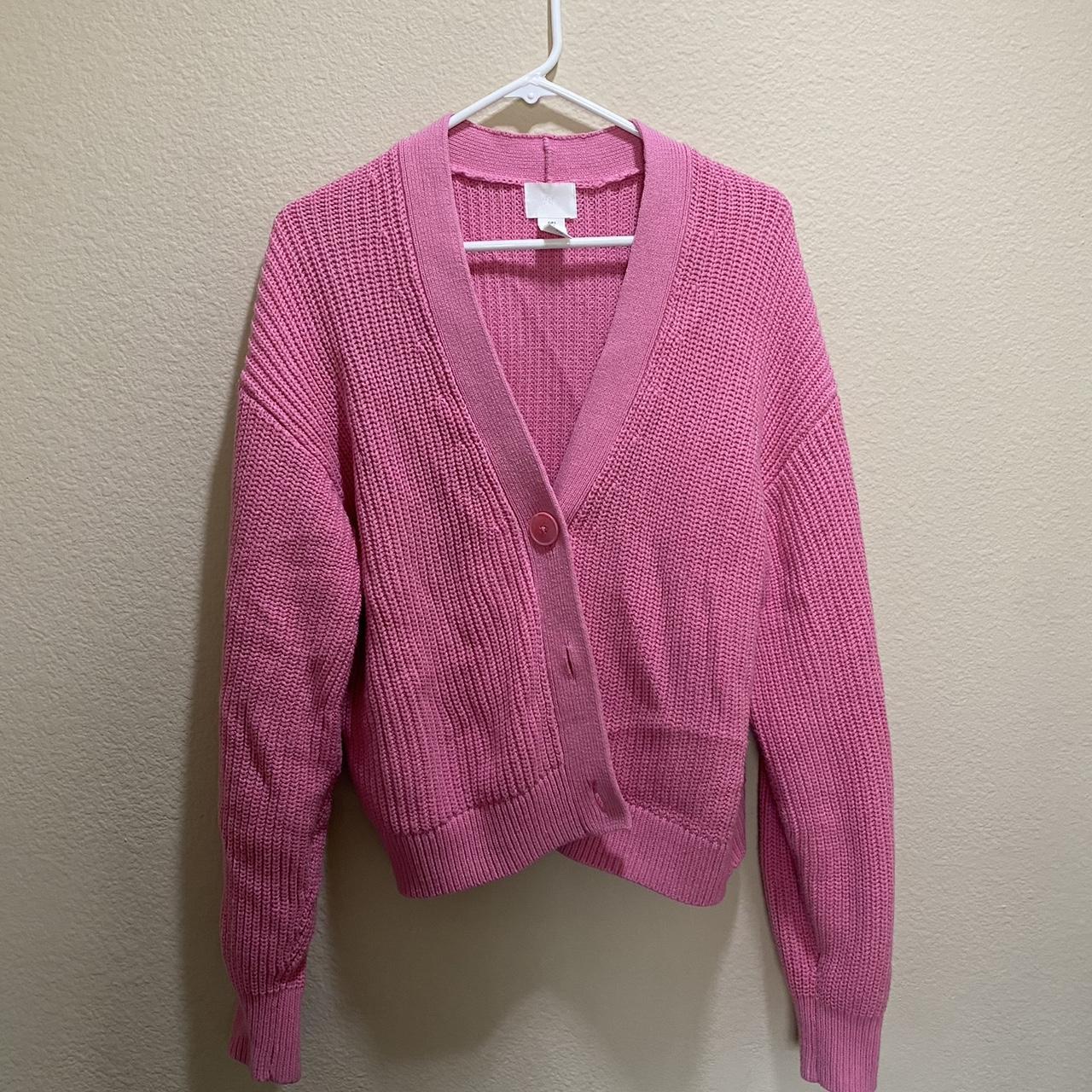 Pink cardigan! Perfect for summer💕 cardigan Depop