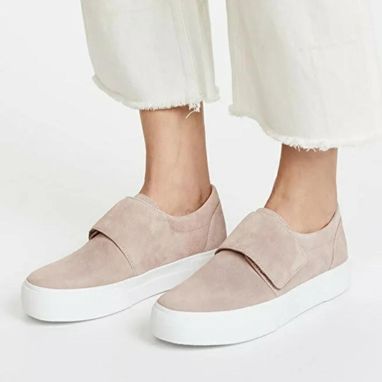 Vince cage hot sale suede sneakers