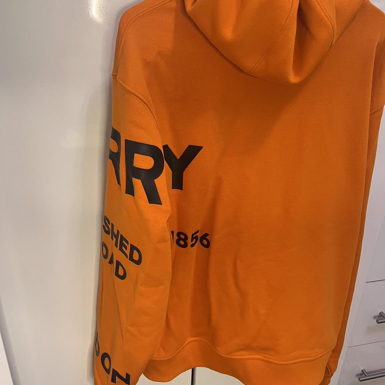 Burberry hoodie orange hotsell