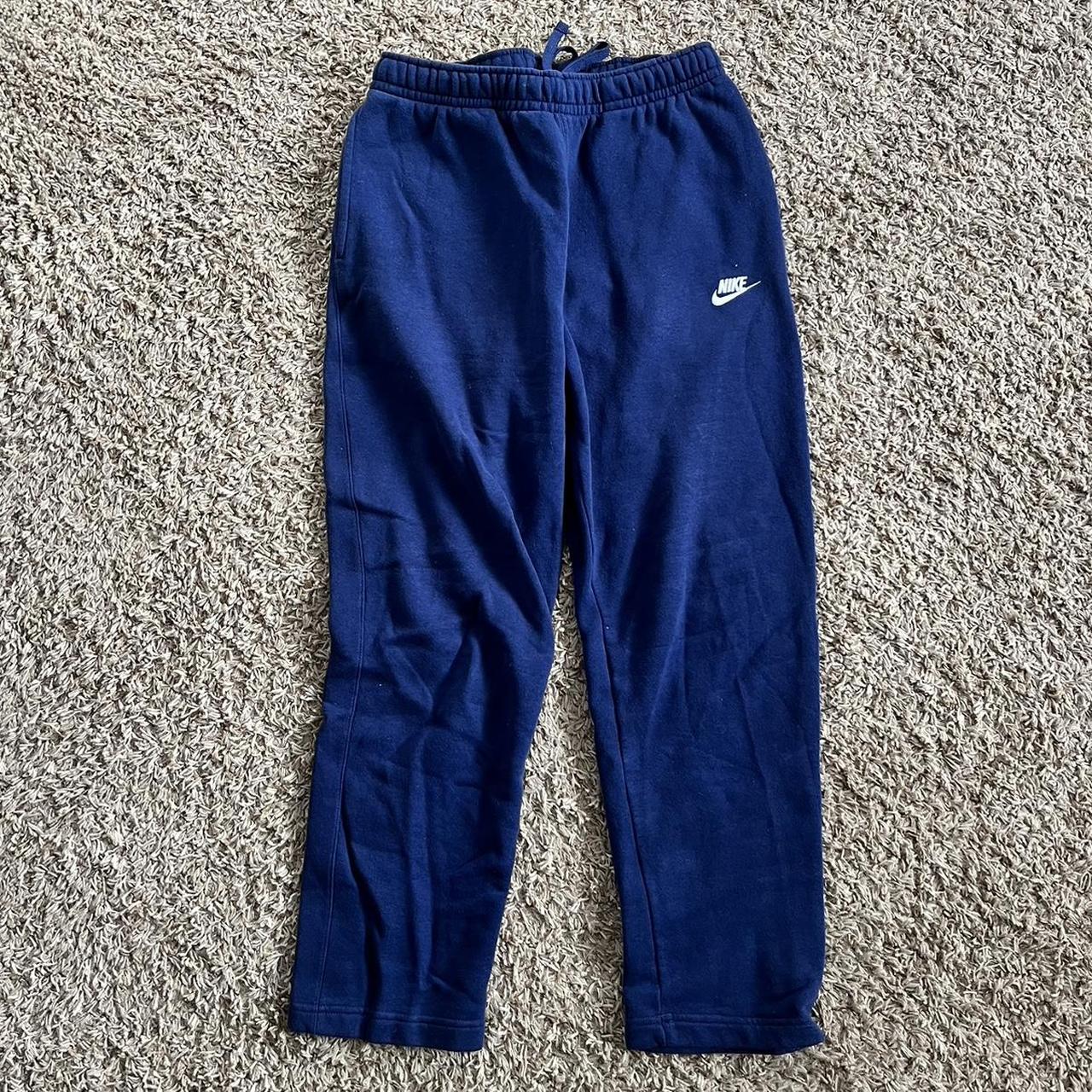 Nike Navy Blue Sweatpants Depop