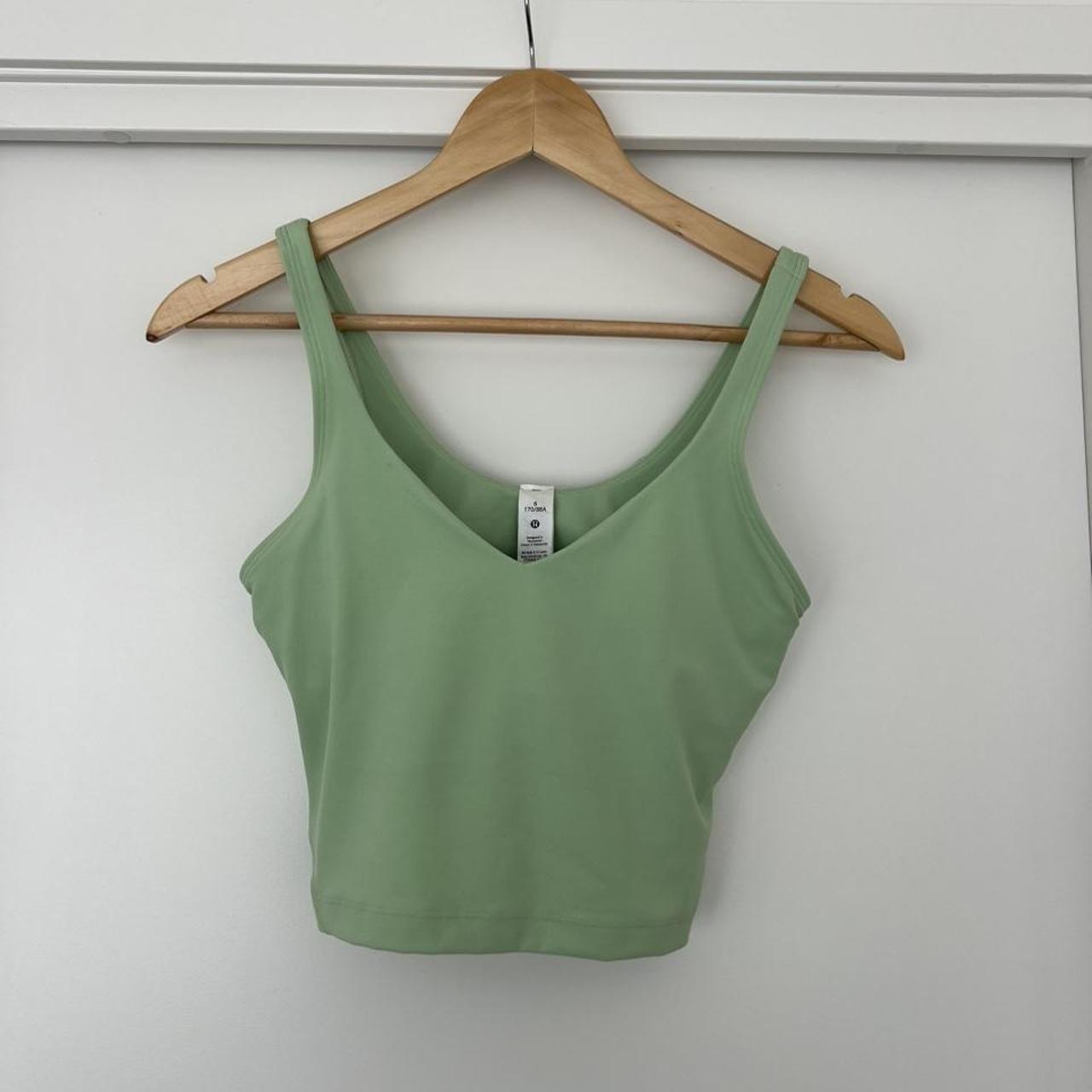 Mint Green Lululemon Align Top (colour appears... Depop