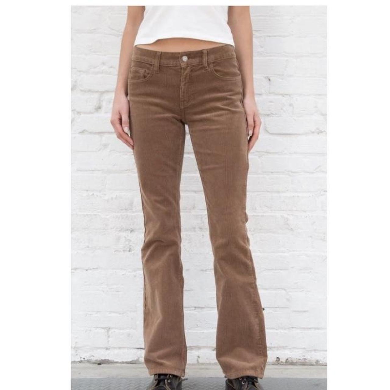 Brandy Melville Women's Brown Trousers Depop