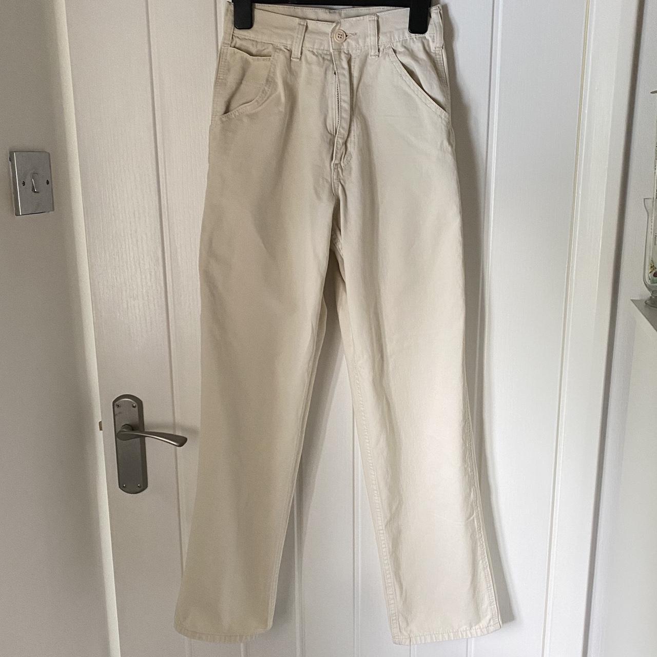 brandy melville cream cargos 🫶🏻 size S... Depop