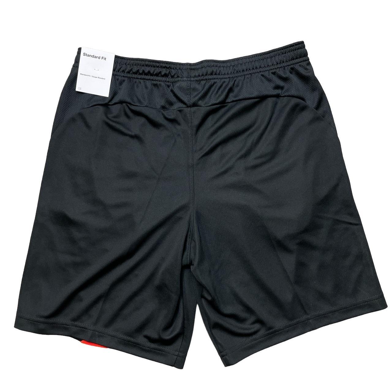Nike Men's Black and Orange Shorts | Depop