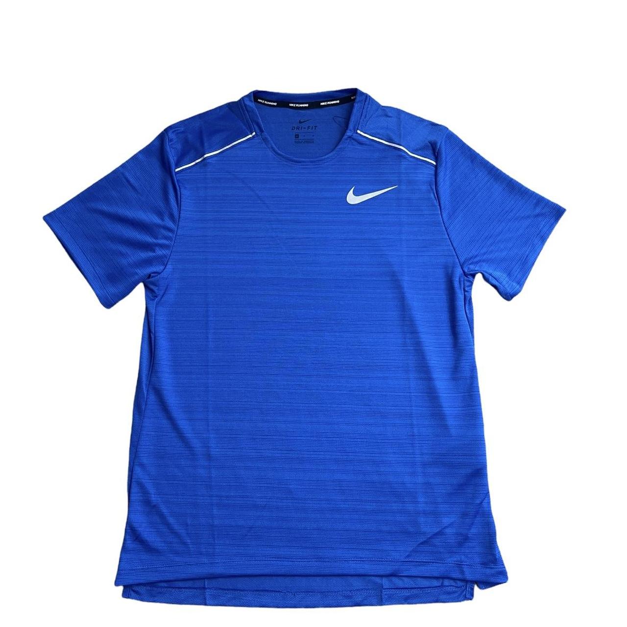 Nike Dri-Fit 1.0 Miler Tshirt - Royal Blue • Crew... - Depop