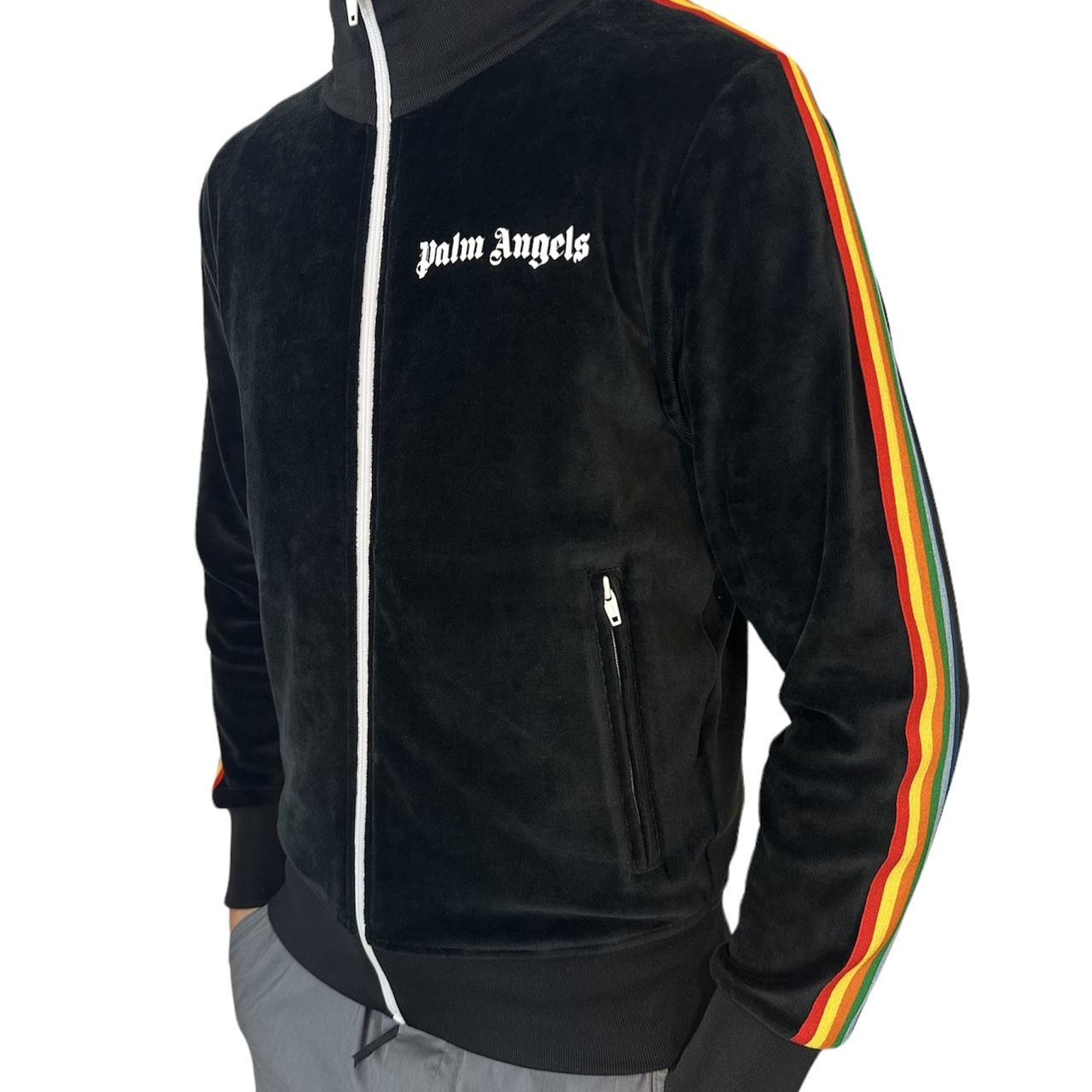 Velour Track Men's Palm Angels Track Jacket Palm Angels