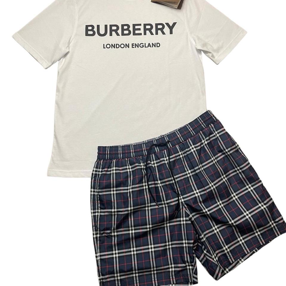 【送料込み】Burberry★FAWSON BURBERRY FAWSON EMBROIDERED LOGO COTTON SWEATSHIRT - GREY