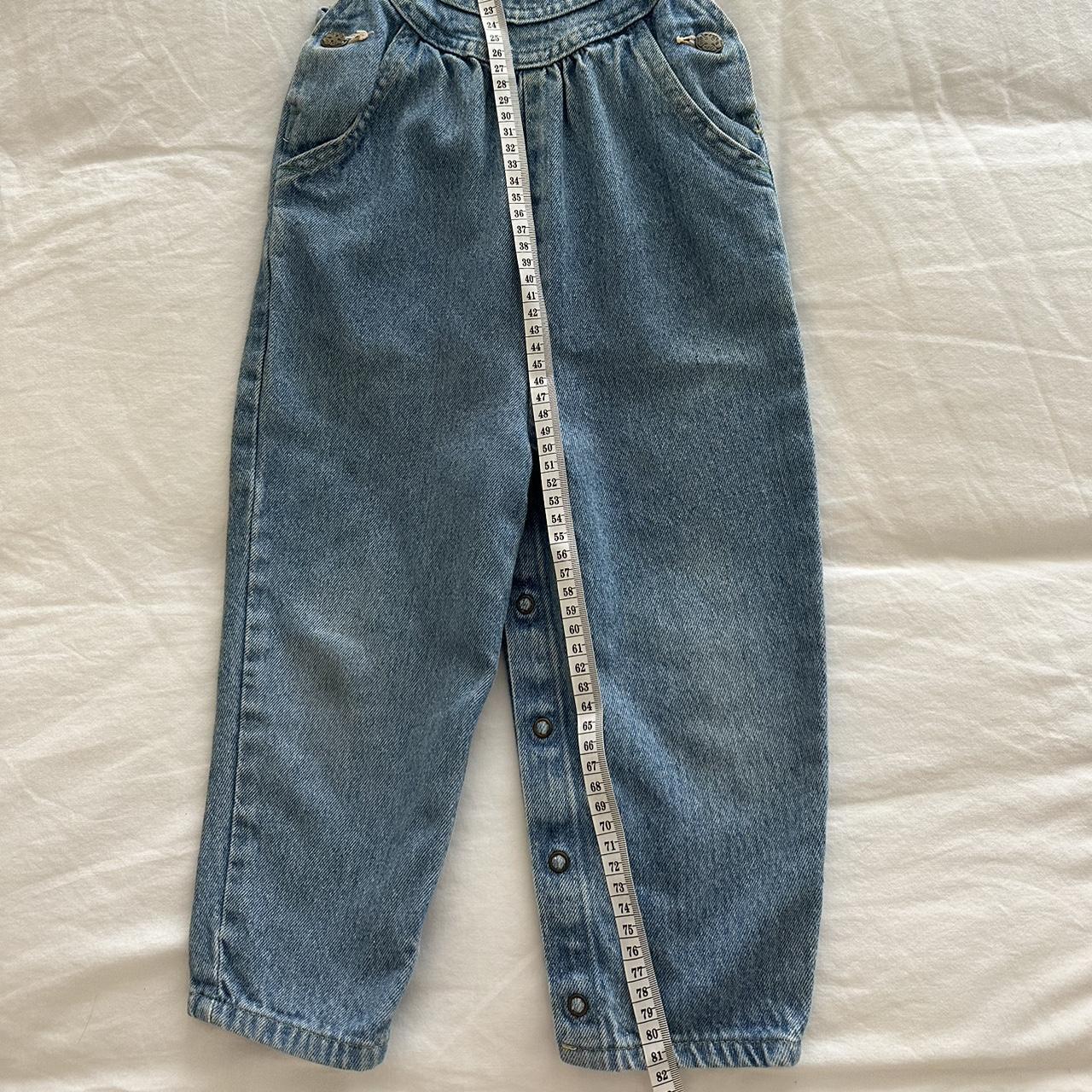 Oshkosh vintage denim overalls Size 3T made in... - Depop