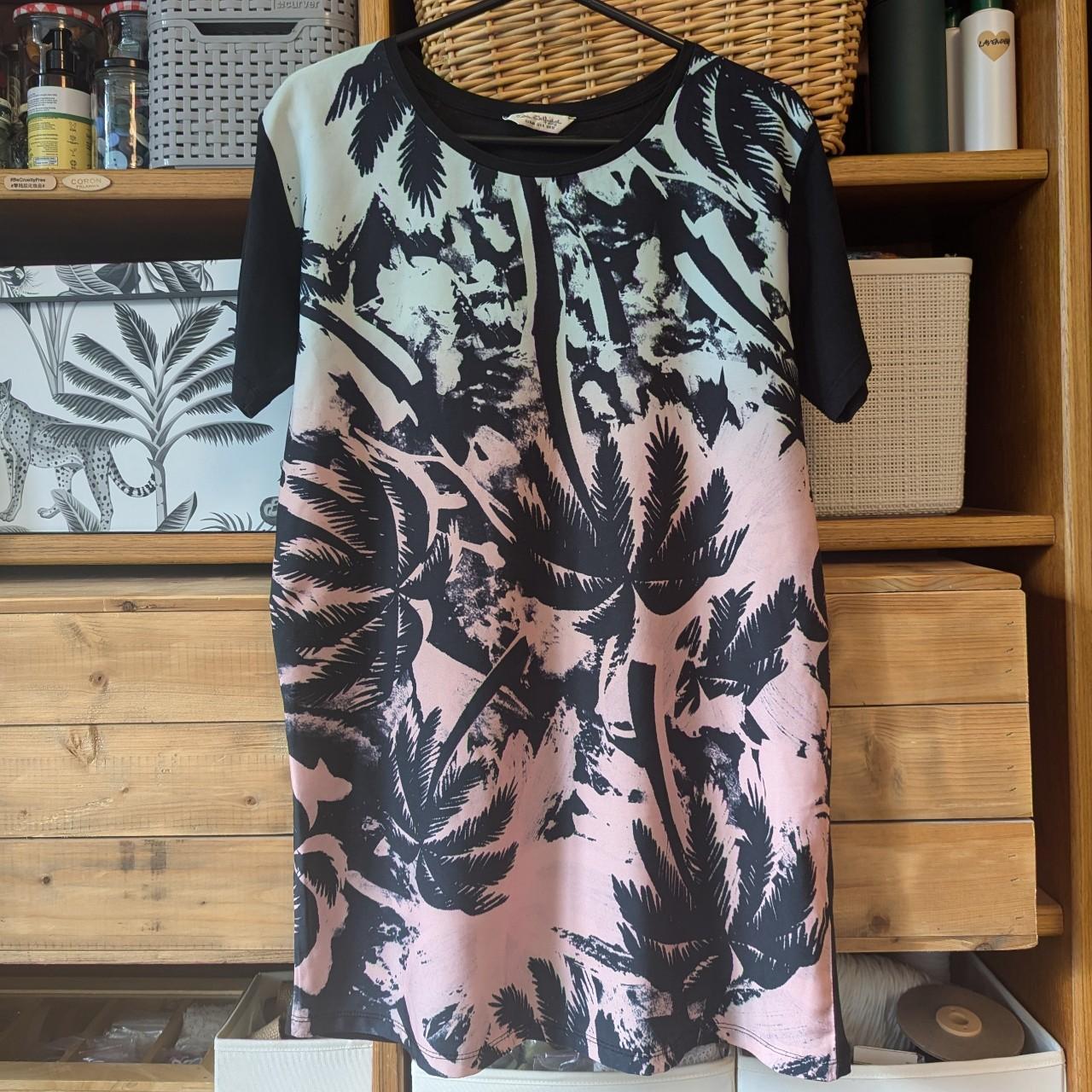 Palm tree t shirt dress online