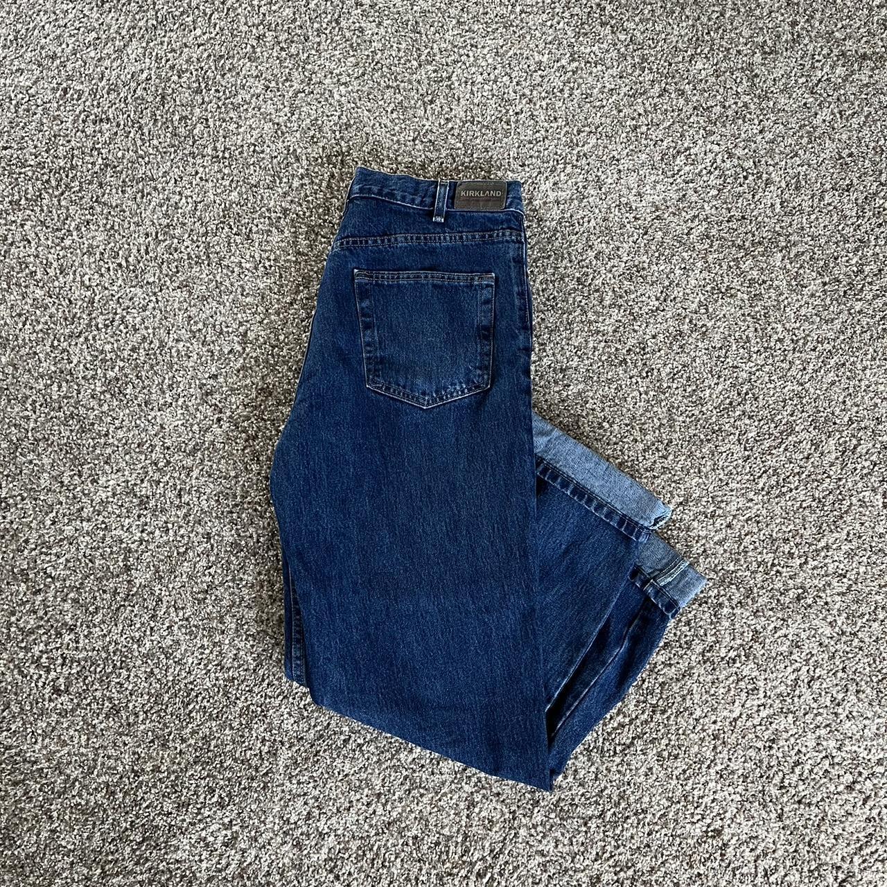Kirkland dark wash jeans size 34x32,
