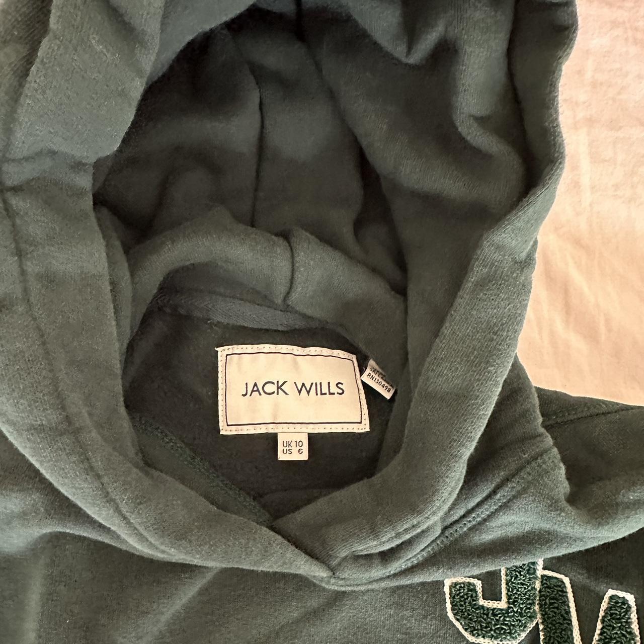 Jack Wills Women's Green Sweatshirt (2)