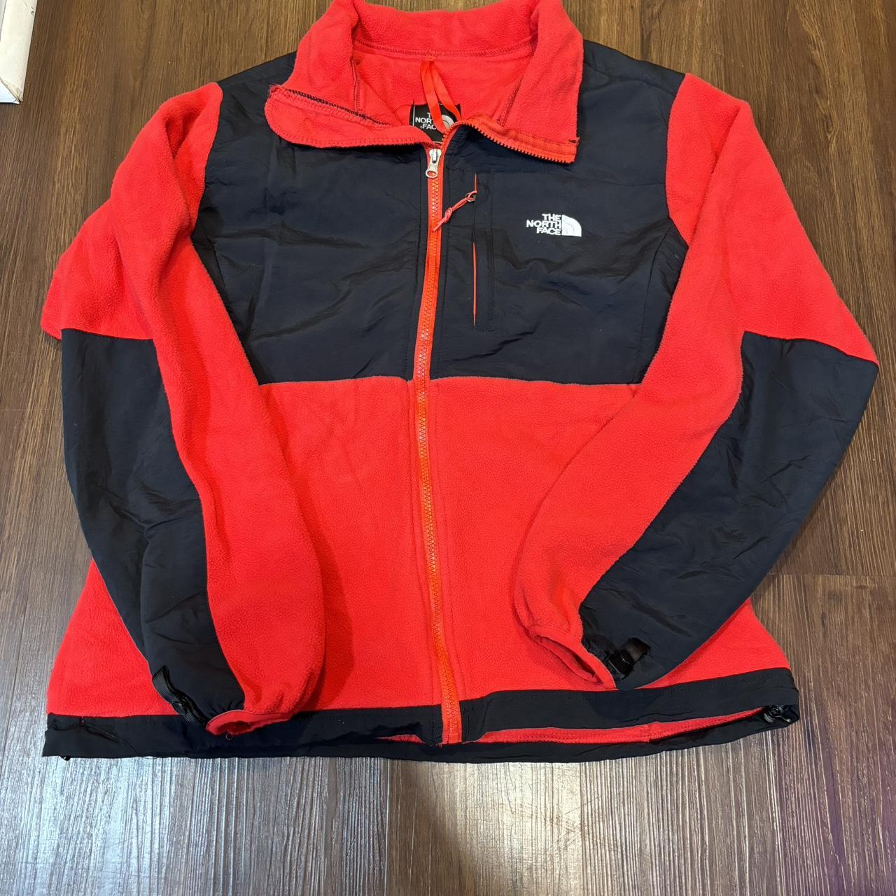 North face women’s Red jacket size extra large - Depop